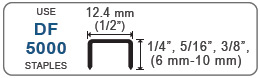 use DF5000 staple