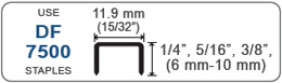 use DF7500 Staples